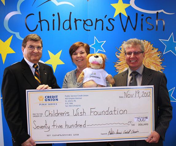 Children’s Wish Foundation $7,500
