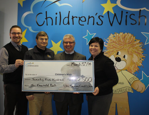 Children’s Wish Foundation $2,500 (2014)