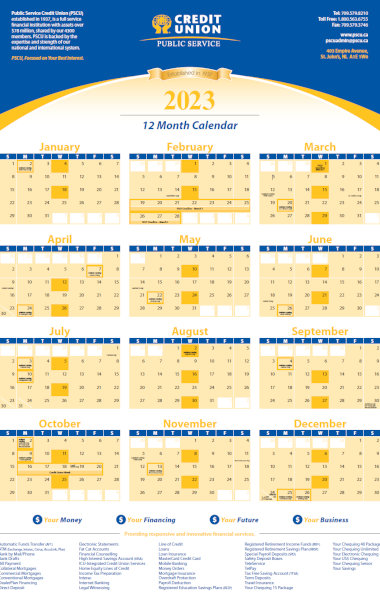 PSCU 2023 Calendar (PDF)